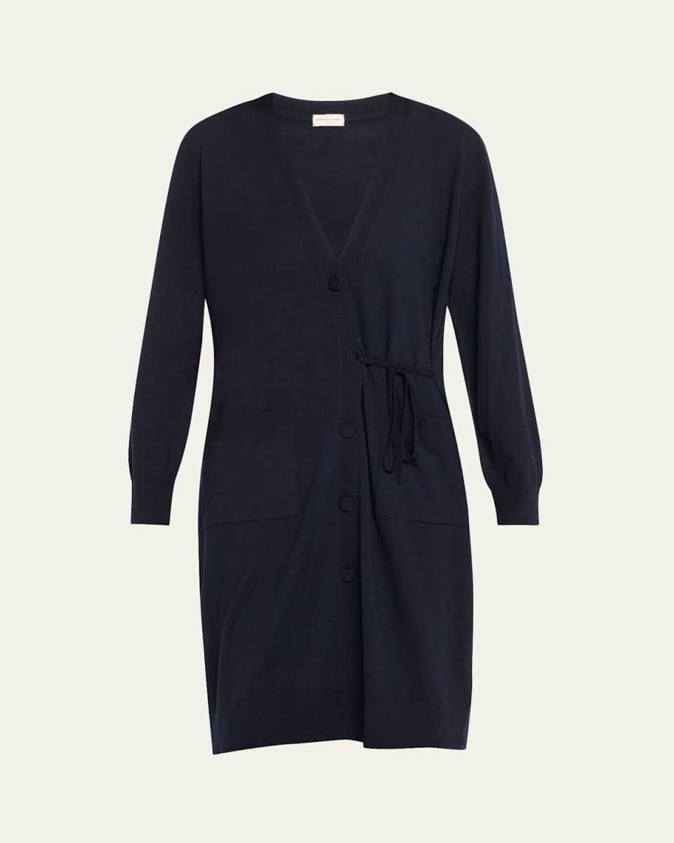 Tahnee Self-Tie Wool Cardigan