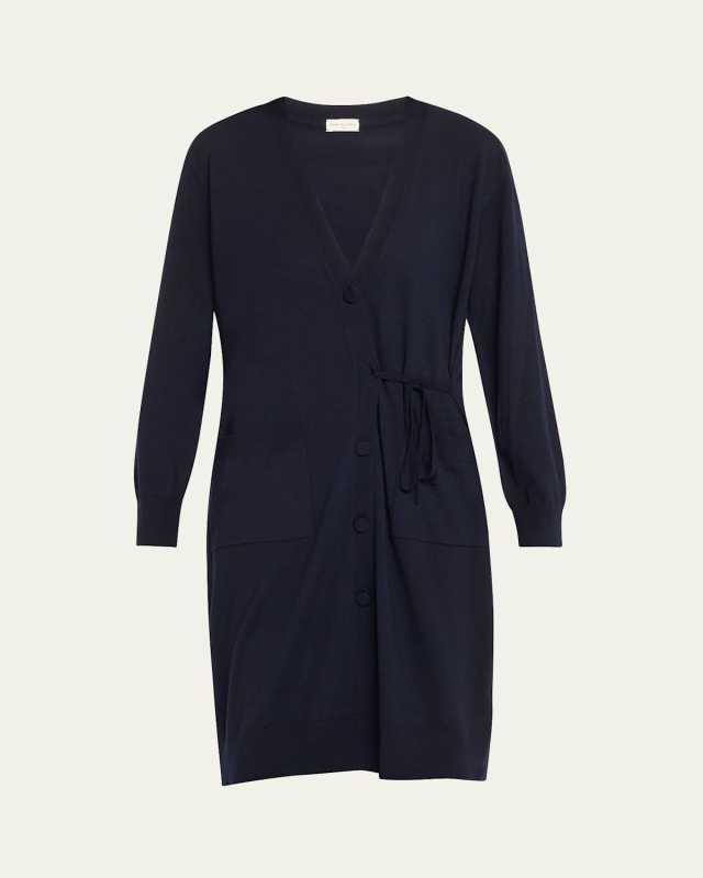 Tahnee Self-Tie Wool Cardigan