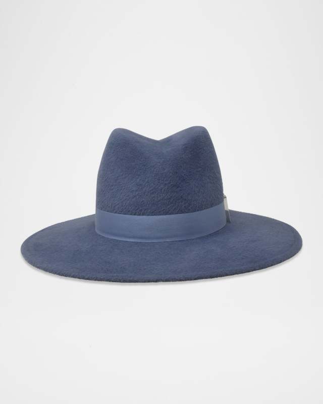 Jeanne Rabbit Hair Fedora Hat