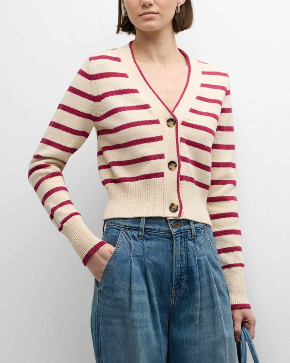 Noorie Striped Cardigan