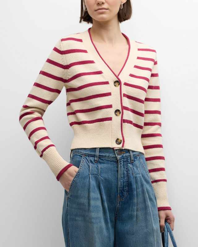 Noorie Striped Cardigan