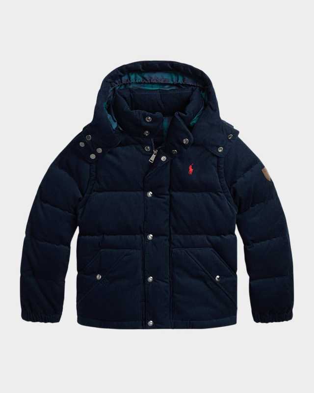 Boy's Corduroy Jacket W/ Embroidered Pony, Size 9M-24M