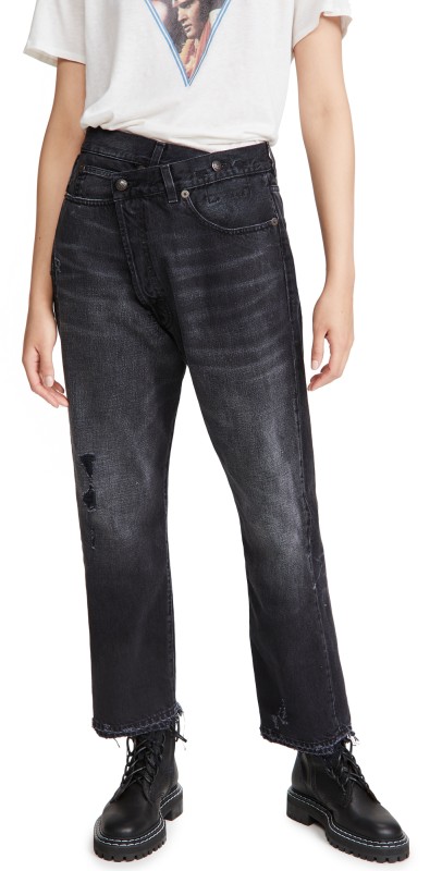 R13 Cross Over Jeans Jake Black