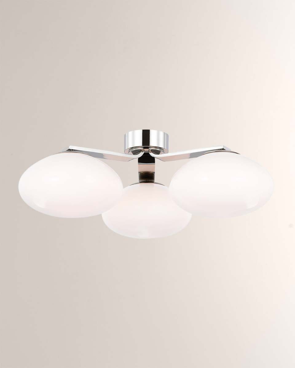 Marisol 3-Light XL Triple Flush Mount by Champilamaud - 27"