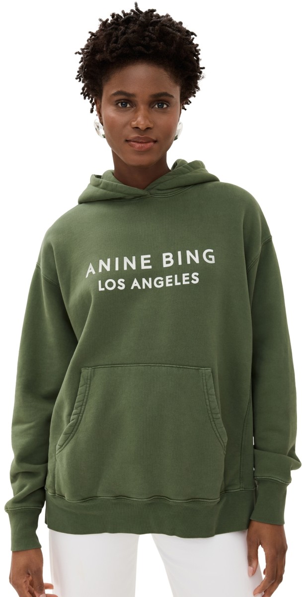 ANINE BING Alto Hoodie Dark Olive