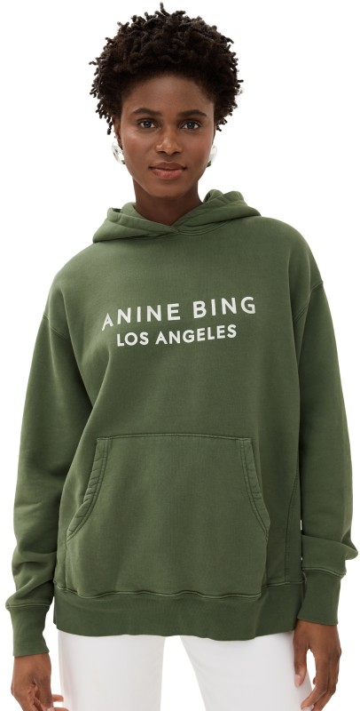 ANINE BING Alto Hoodie Dark Olive