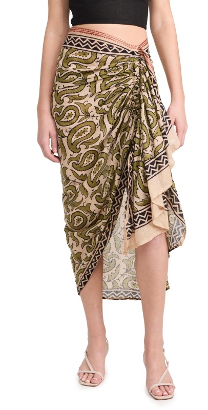 Guadalupe Design Asterisco Pareokirt Green