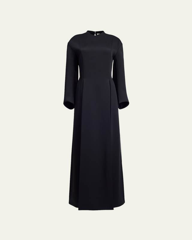 Clete Crepe Maxi Dress