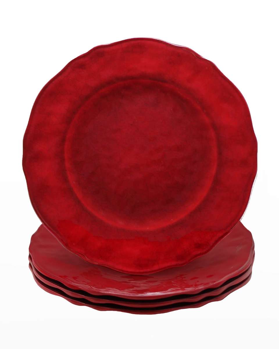 Garnet Salad Plates, Set of 4
