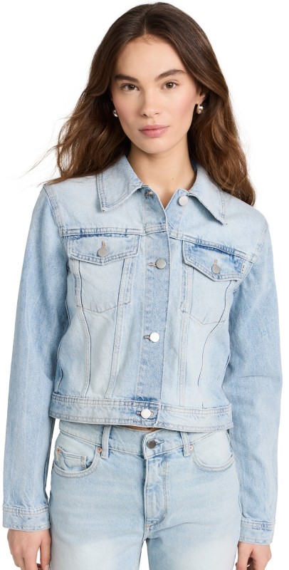 DL1961 Vika Jacket Classic Denim Fountain (Vintage)