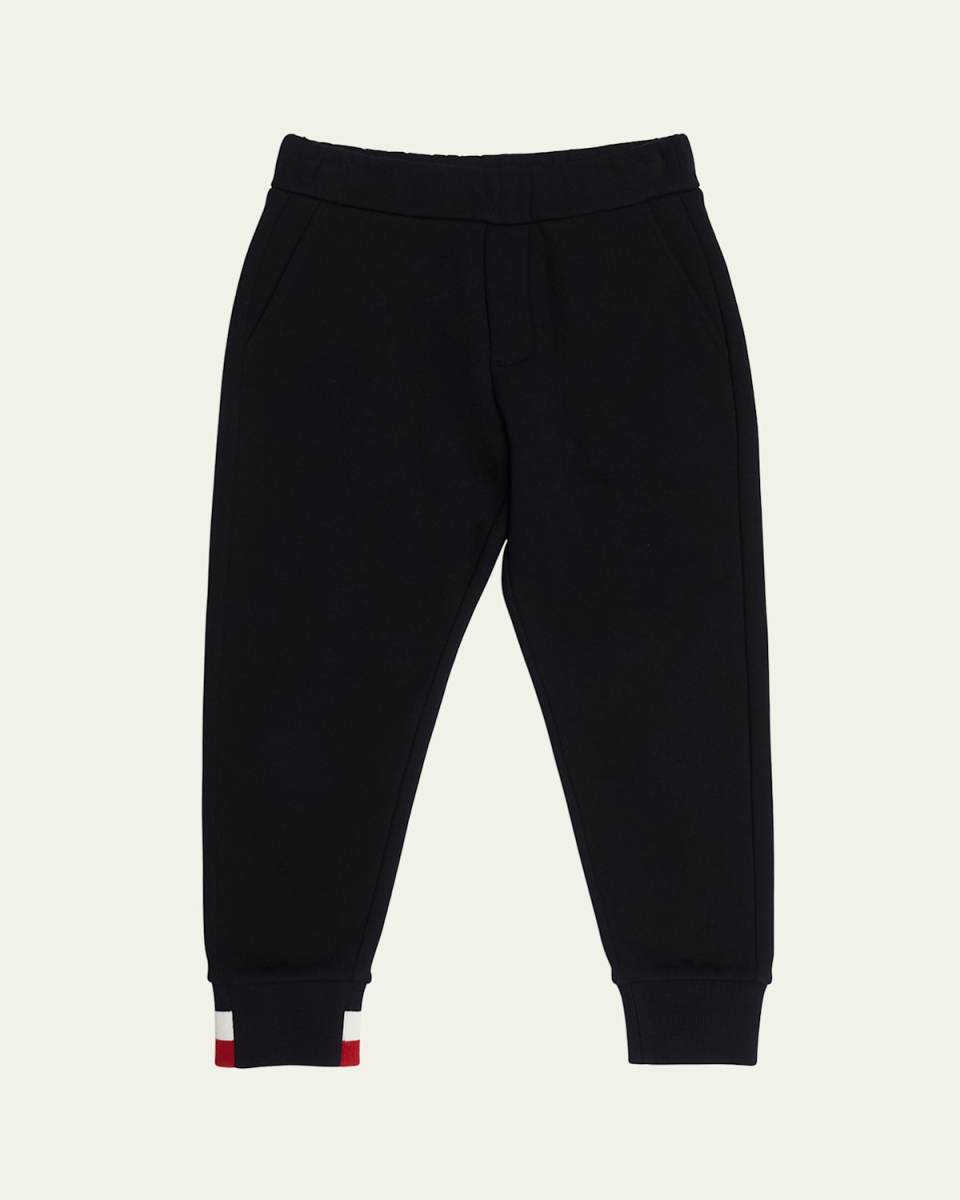 Boy's Bell Logo Sweat Pants, Size 4-