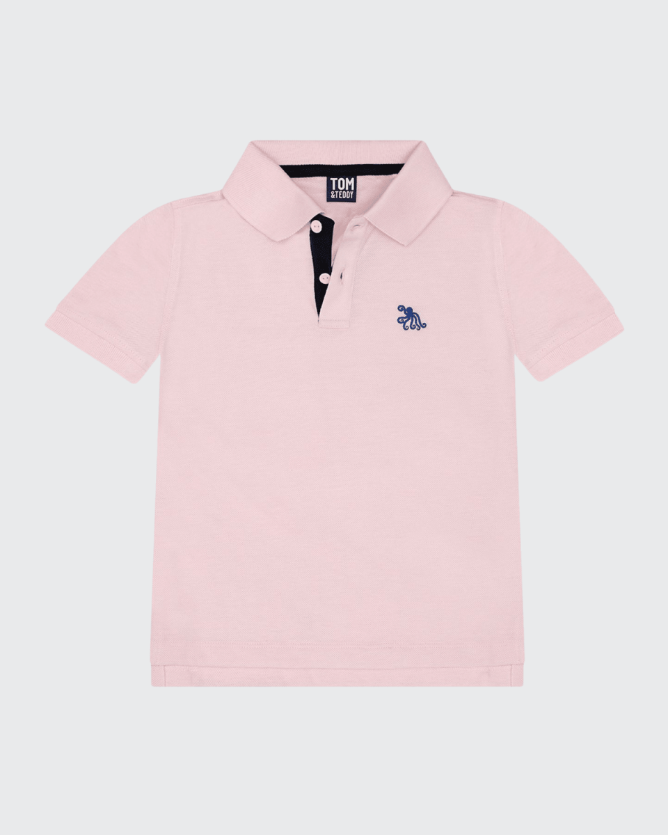 Boy's Solid Polo Shirt, Size 1-12