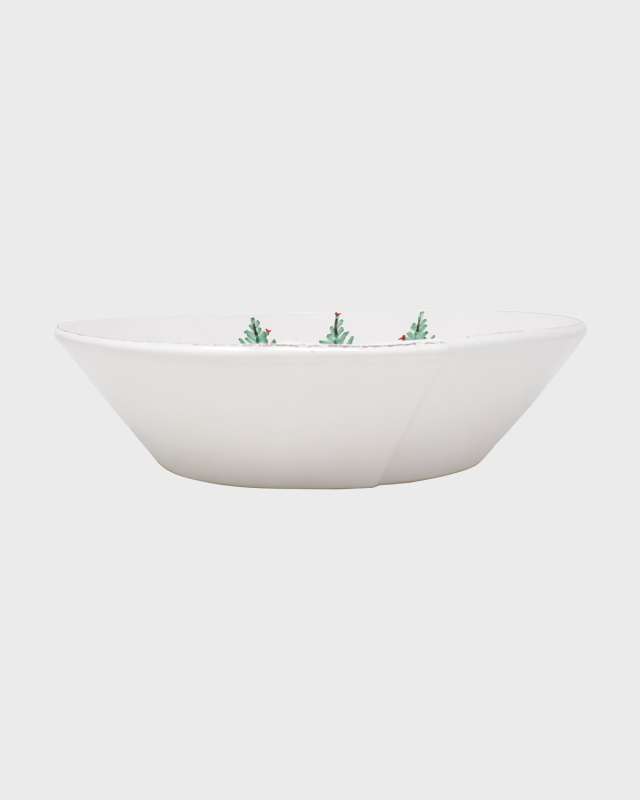 Melamine Lastra Holiday Shallow Bowl