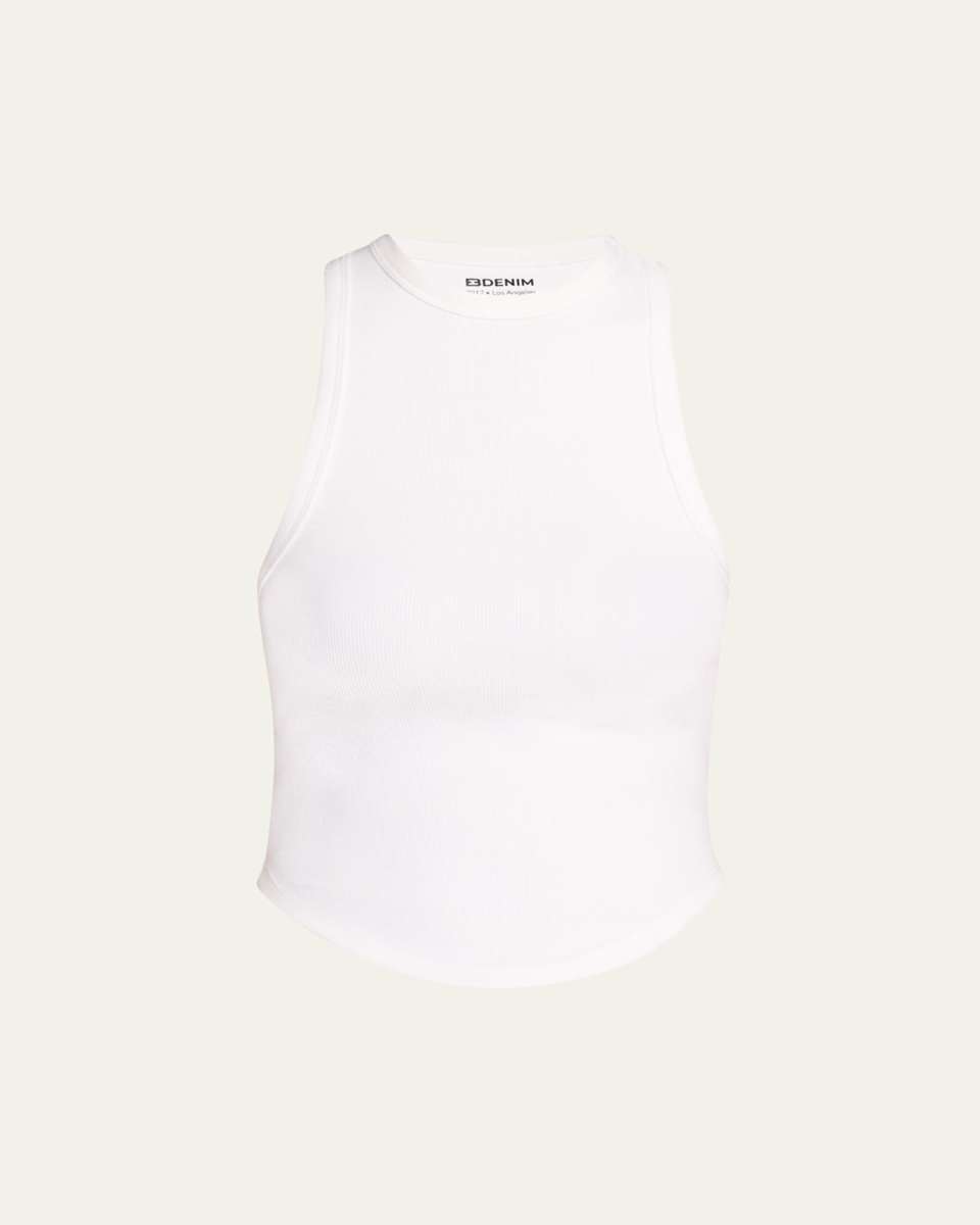 Curve Rib-Knit Tank Top
