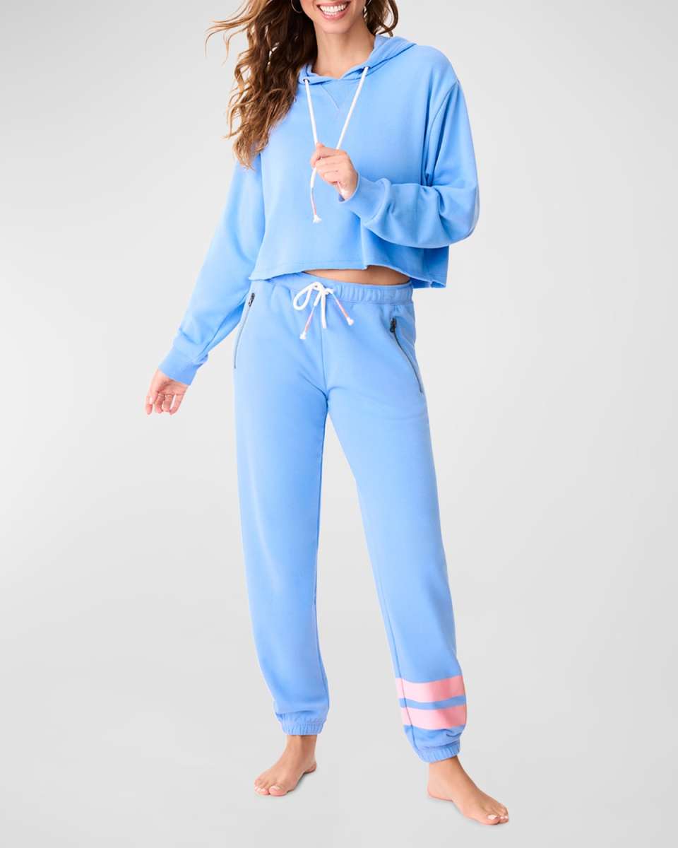 Faded Nights Striped Lounge Joggers