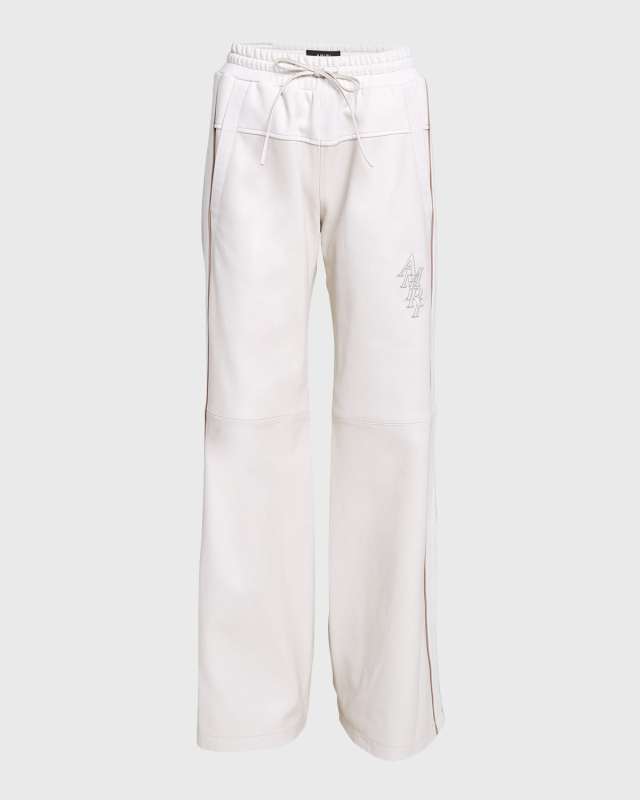 Amiri Stack Wide-Leg Hybrid Track Pants