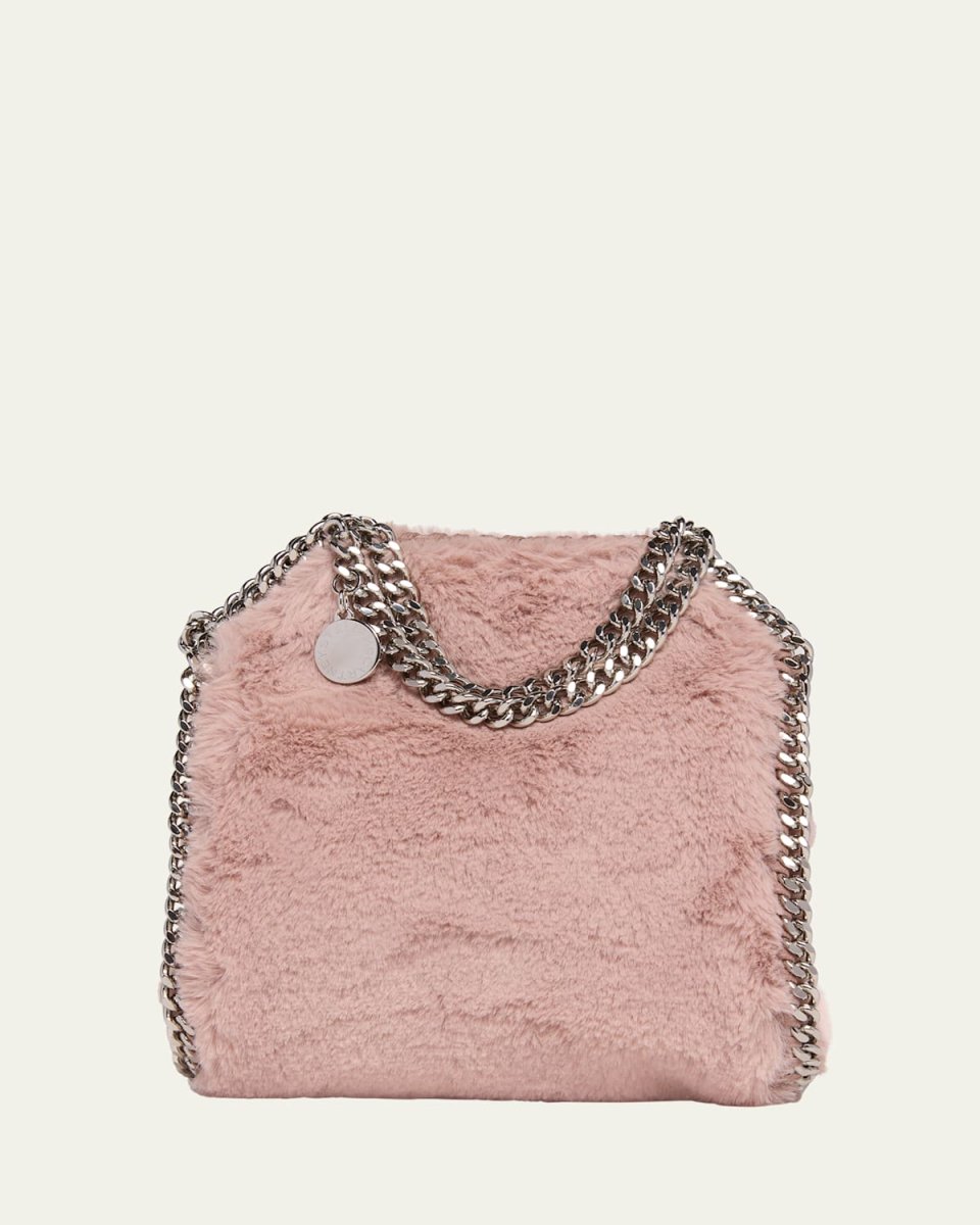 Fluffy Fabric Tiny Tote Bag
