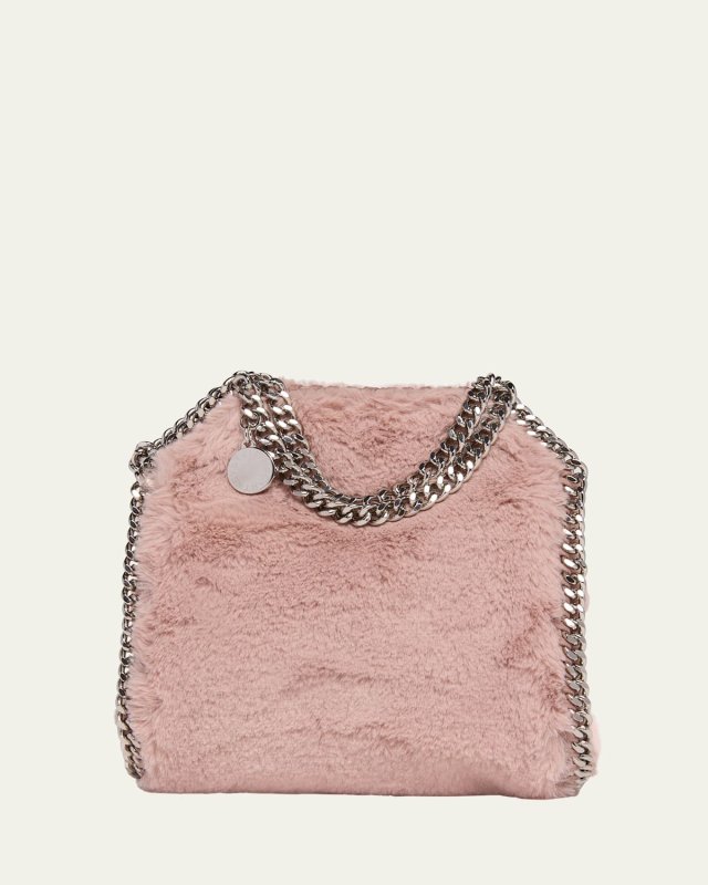 Fluffy Fabric Tiny Tote Bag