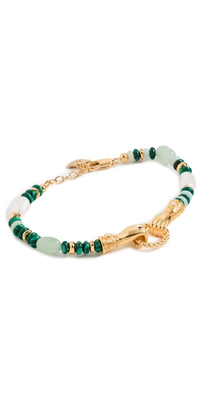 Missoma Beaded In Good Hands Bracelet Gold