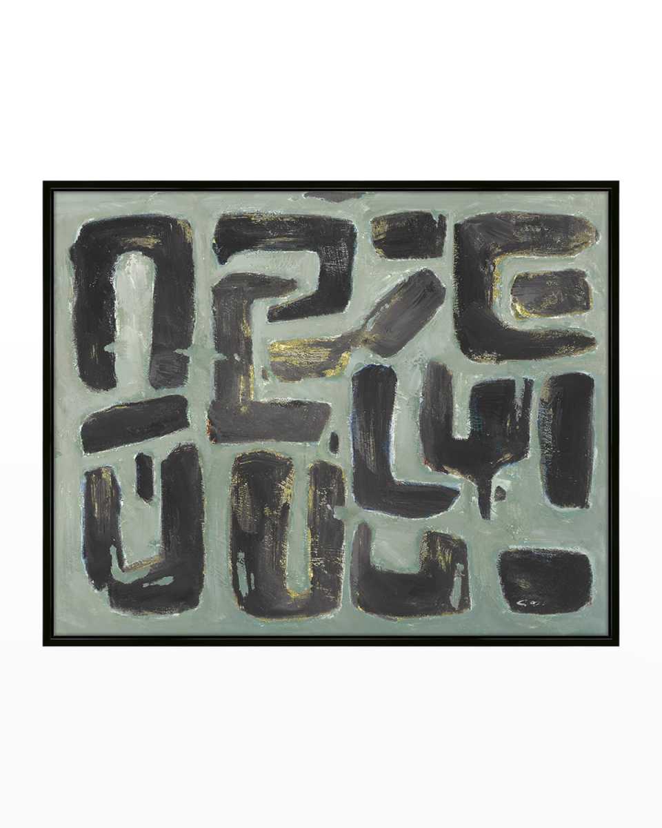 "Eclectic Patches" Giclee on Canvas