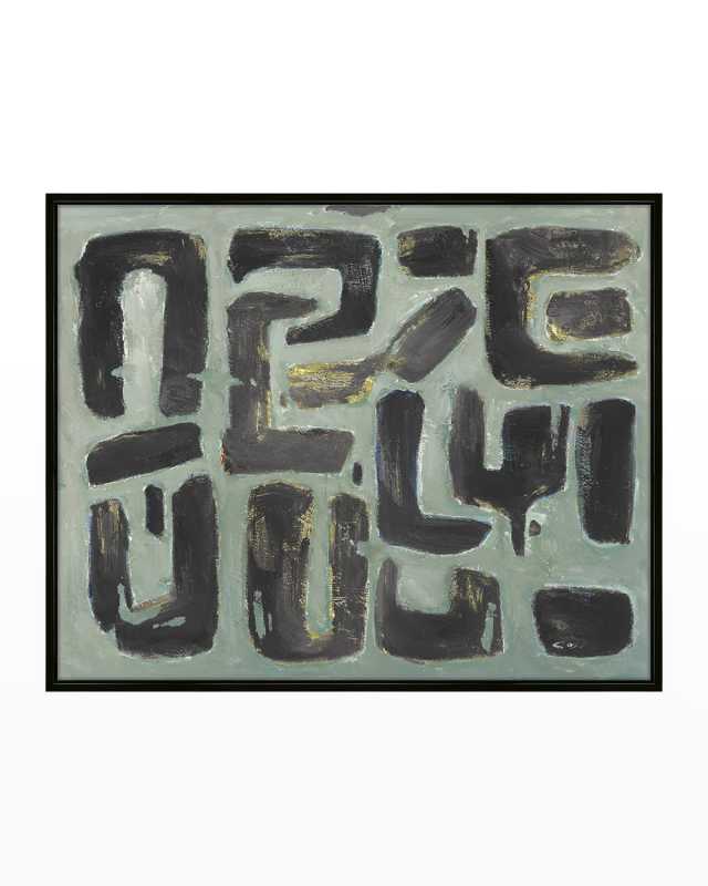 "Eclectic Patches" Giclee on Canvas