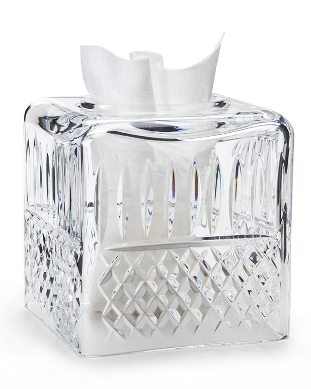 Marie Clear Tissue Box Cover