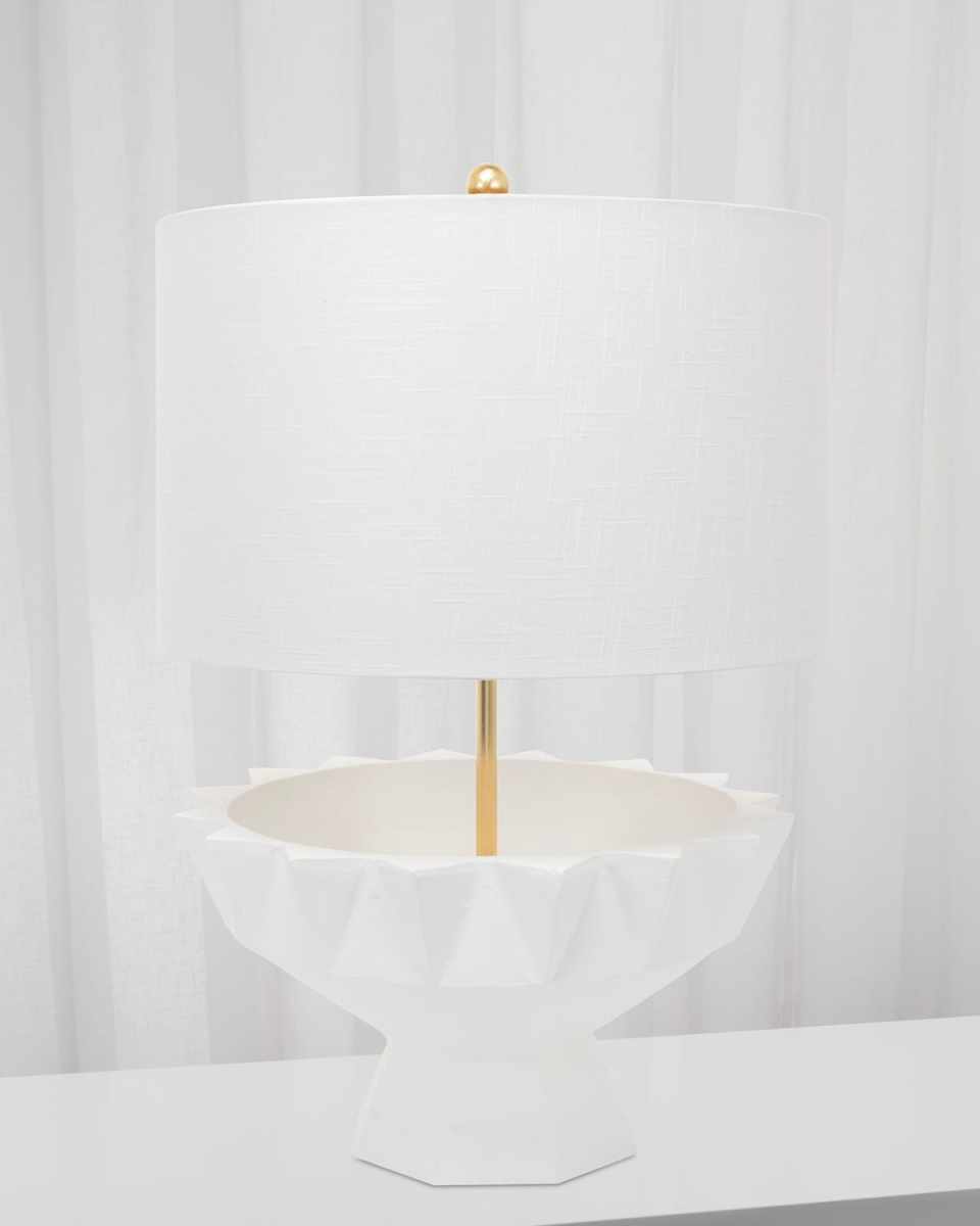 Kubrick White Table Lamp - 29"
