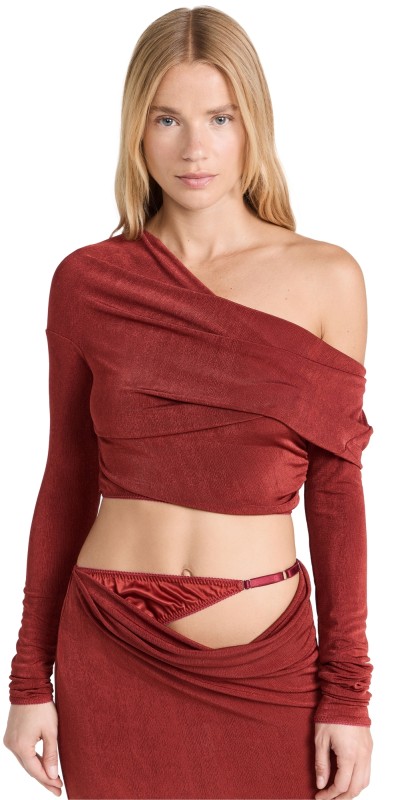Anna October Holy Top Terracota
