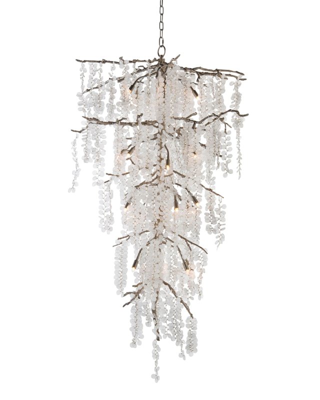 Shiro Noda 21-Light Glass Chandelier