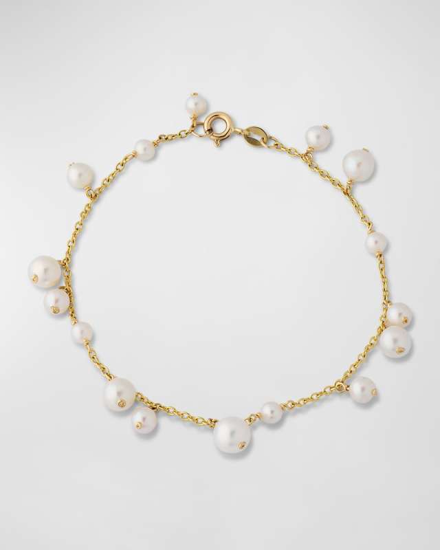 14K Pearl Bubble Bracelet