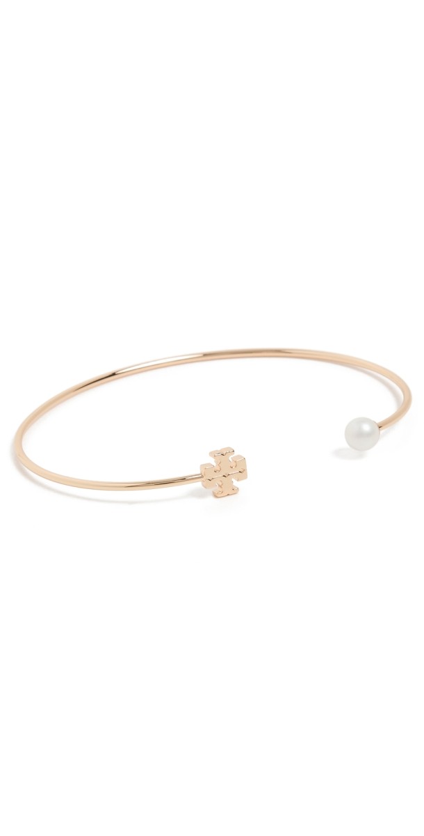 Tory Burch Delicate Kira Pearl Cuff Tory Gold/Ivory Pearl