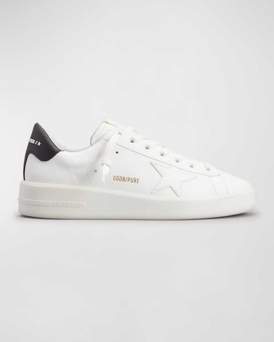 Pure Star Bicolor Leather Low-Top Sneakers