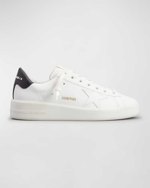Pure Star Bicolor Leather Low-Top Sneakers