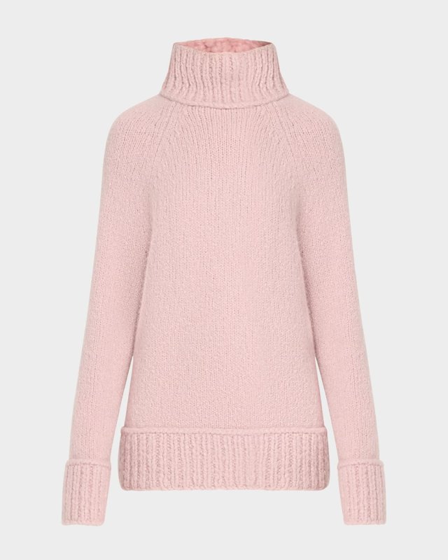Oversized Turtleneck Cashmere Sweater
