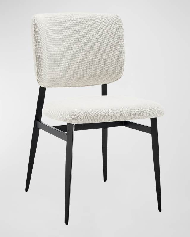 Felipe Side Chair, Beige Fabric