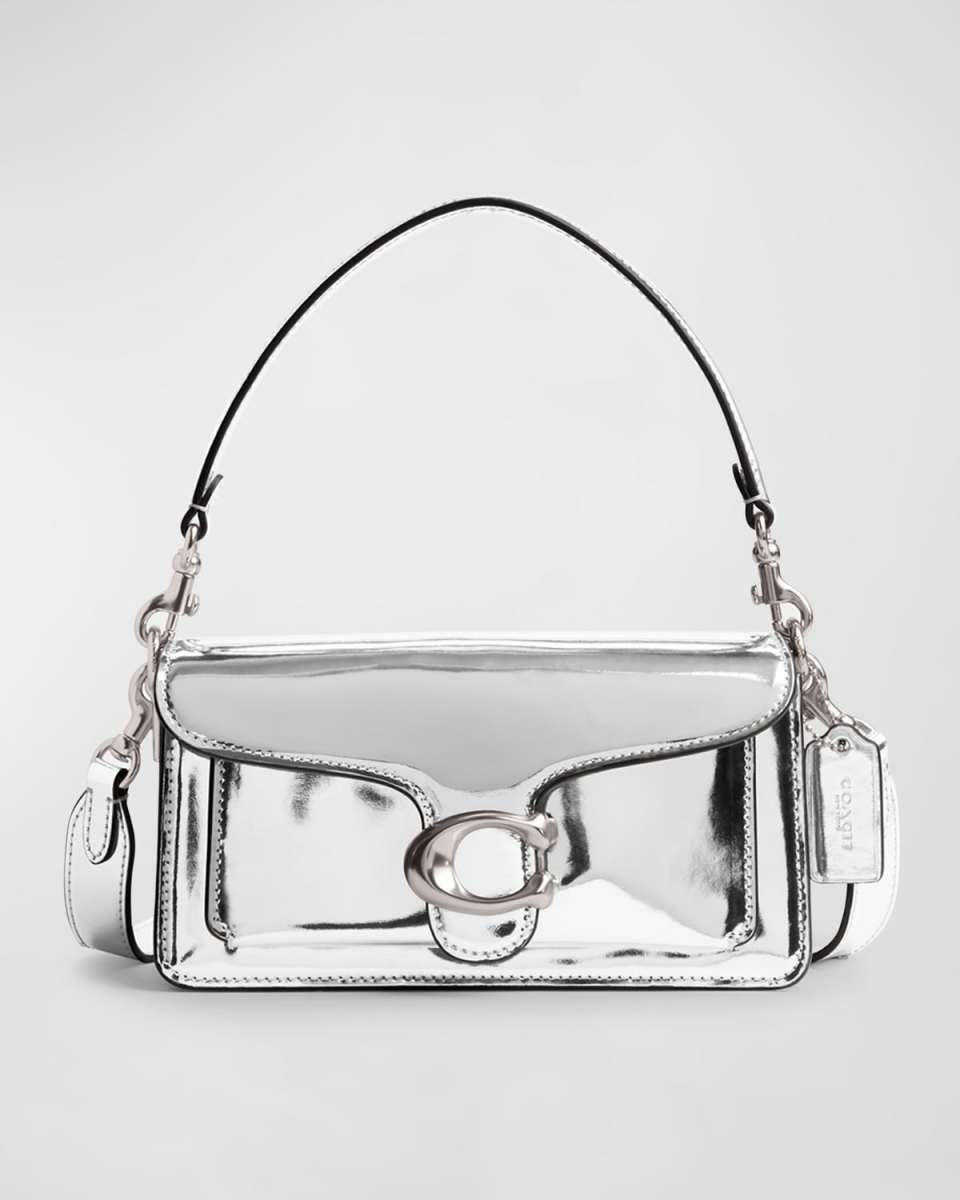 Tabby 20 Metallic Leather Shoulder Bag