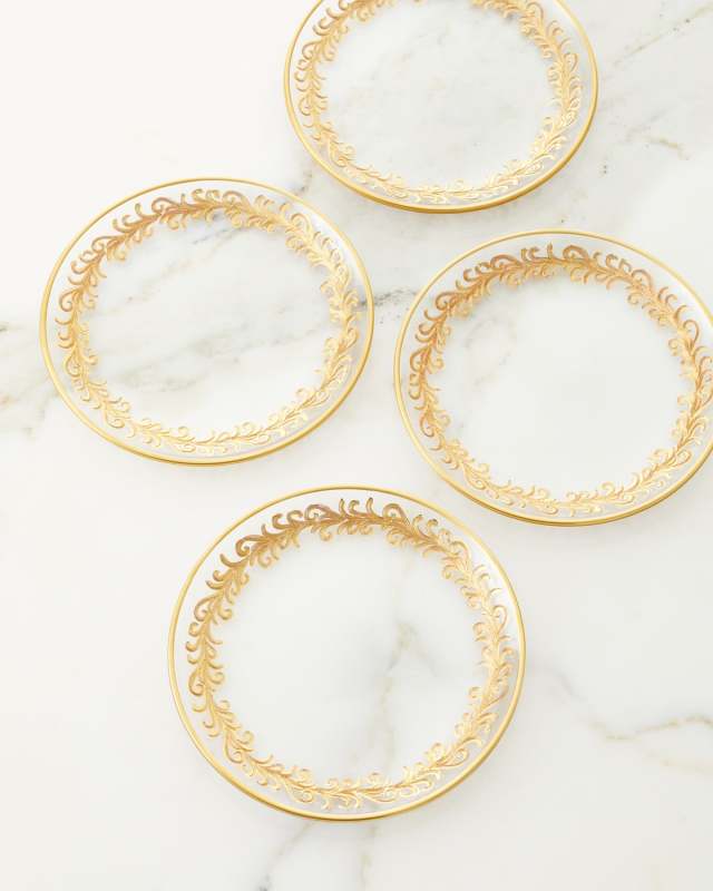 Oro Bello Bread Plates, Set of 4