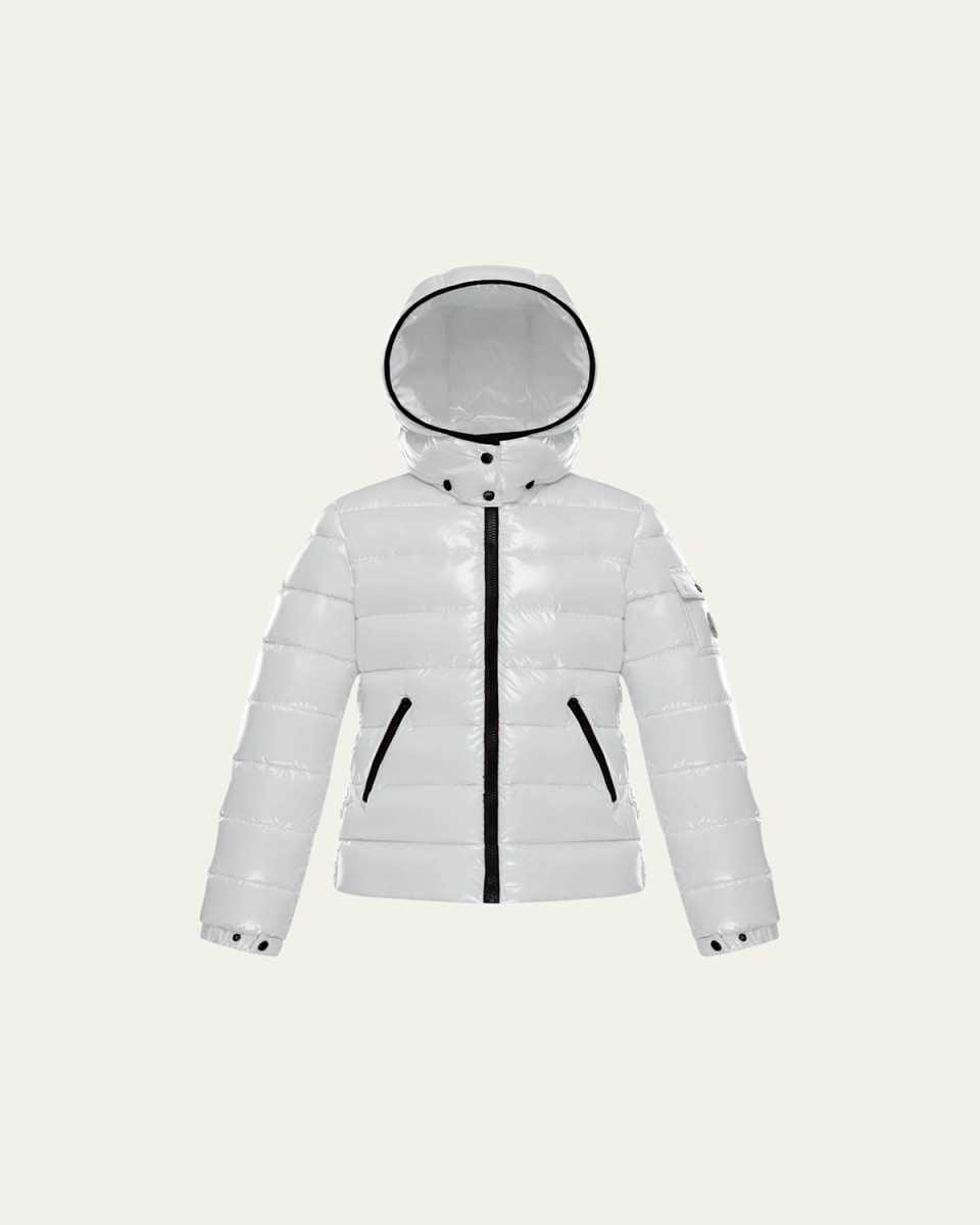 Girl's Bady Quilted Logo Jacket, Size 8-14