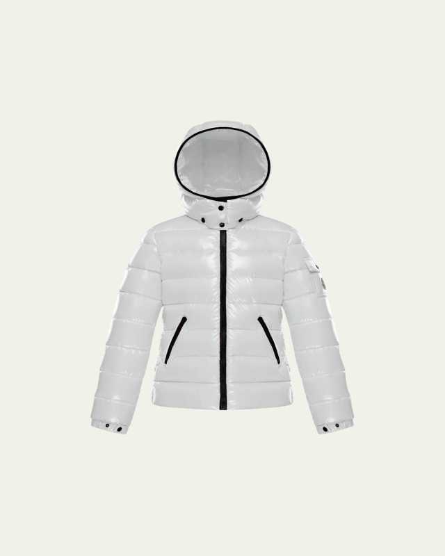 Girl's Bady Quilted Logo Jacket, Size 8-14