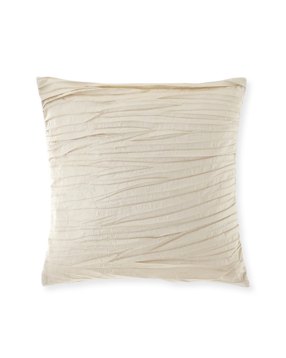 Jubilee Pleated Silk/Feather Pillow