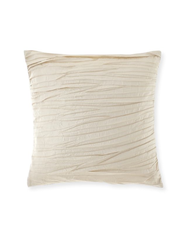 Jubilee Pleated Silk/Feather Pillow