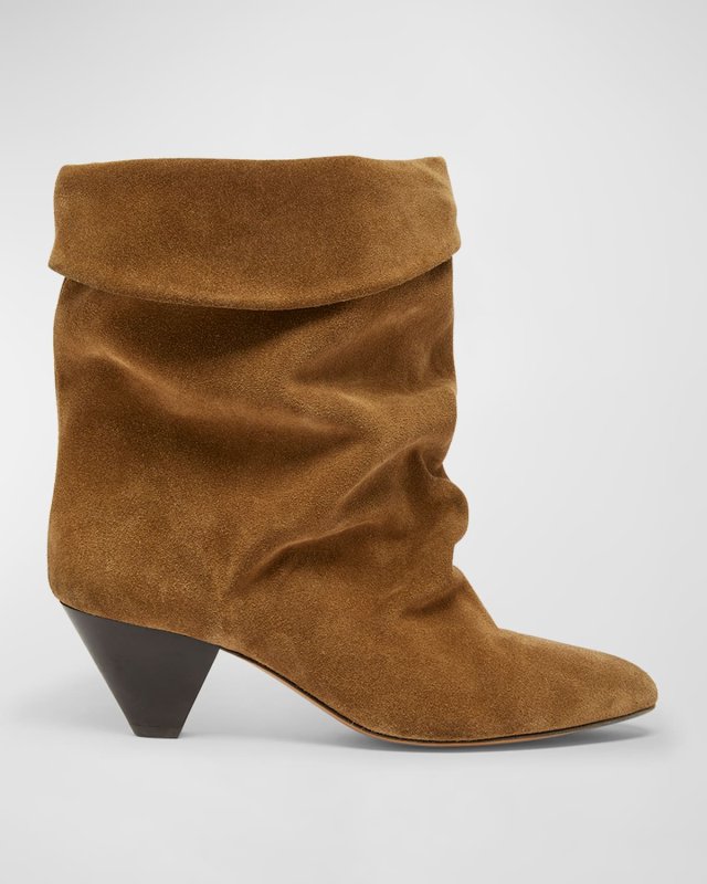 Ryska Slouchy Suede Booties