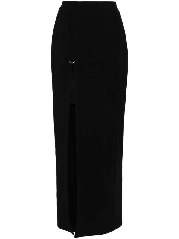 side-slit maxi skirt