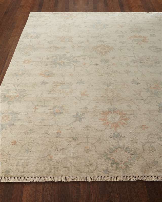 Mykia Hand-Knotted Oushak Rug, 12' x 15'