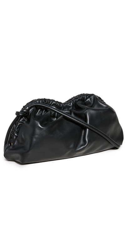 Mansur Gavriel Cloud Clutch Black/Flamma