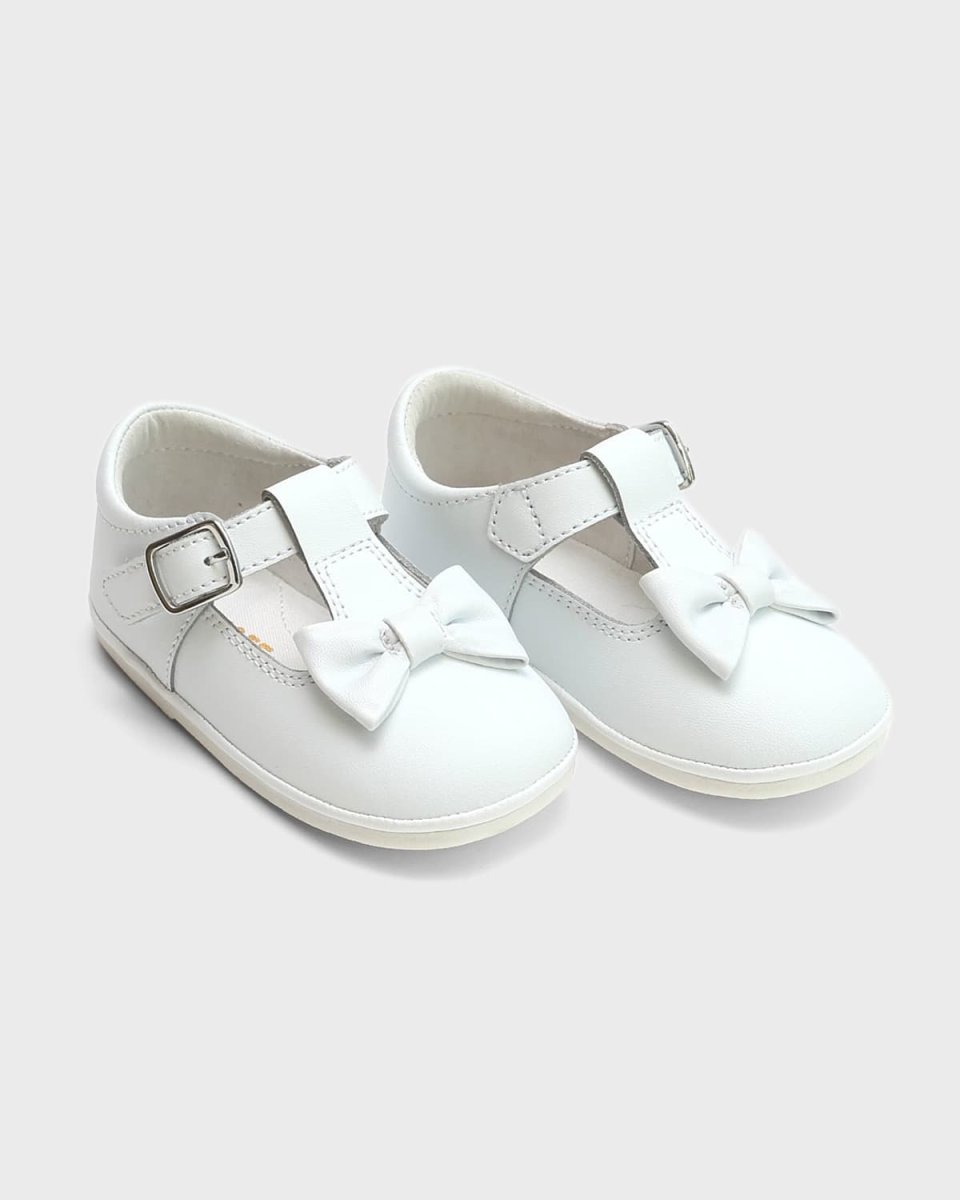 Girl's Minnie Leather Bow Mary Jane, Baby