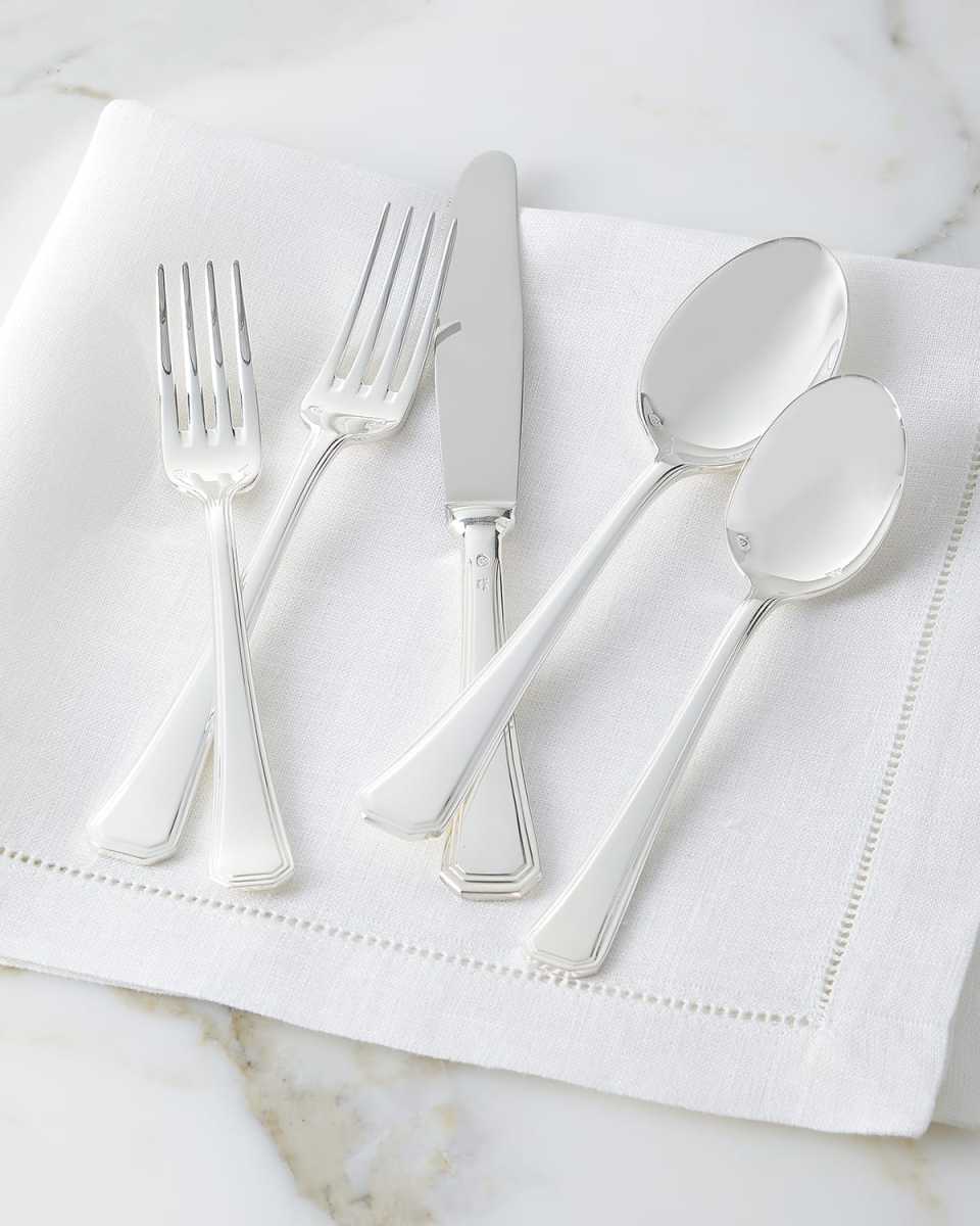 Savoya Silver Plated Stainless Steel 20-Piece Flatware Set