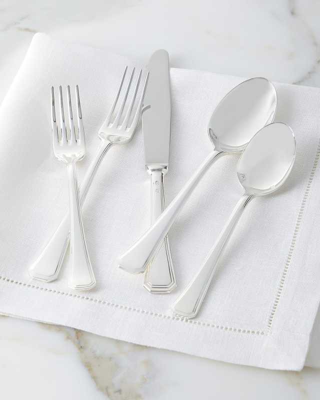Savoya Silver Plated Stainless Steel 20-Piece Flatware Set