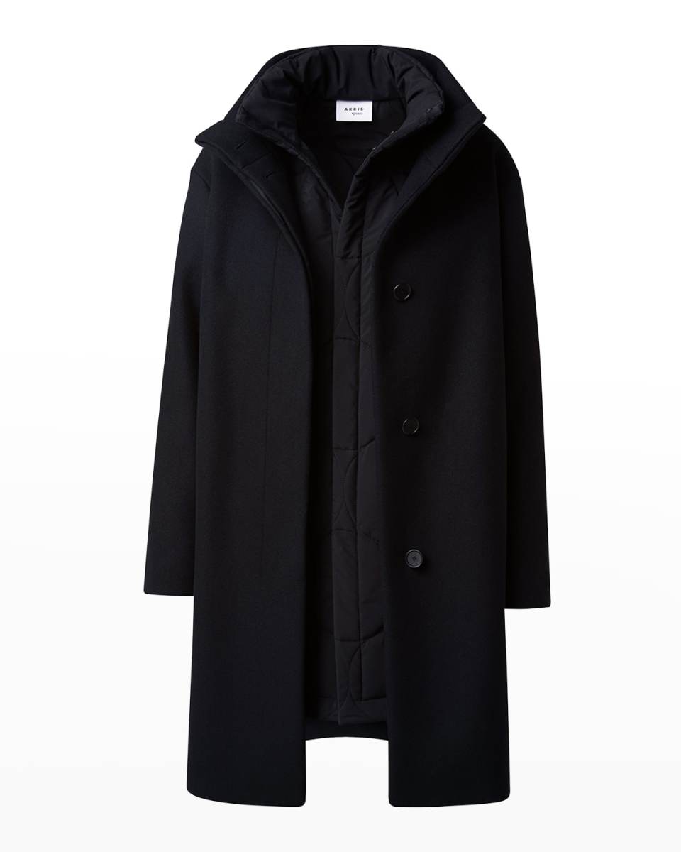 Wool Knee-Length Coat