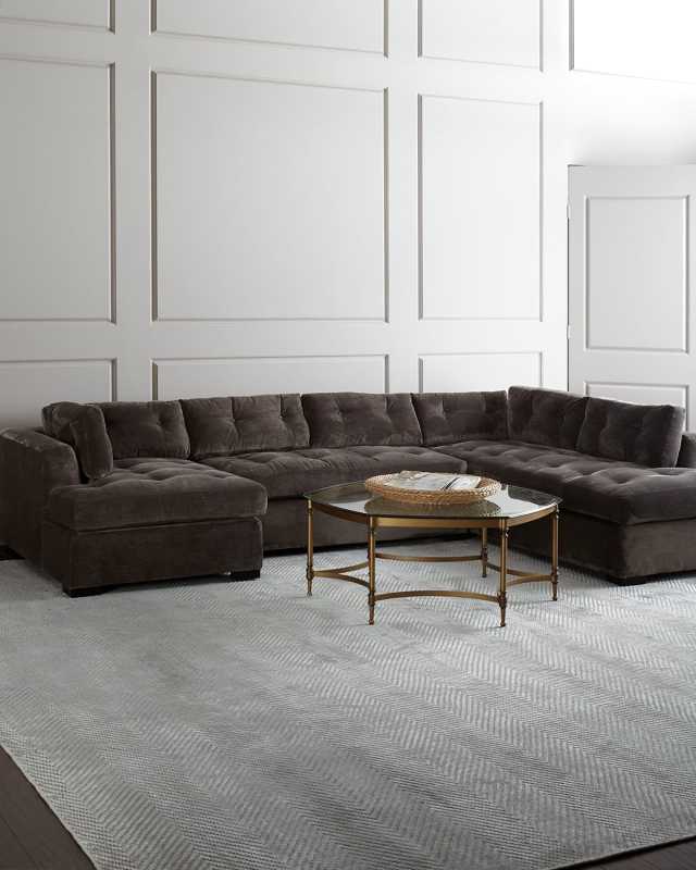 McLain Gray 3-Piece Right-Side Chaise Sectional 136.5"